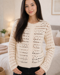 crochet cardigan